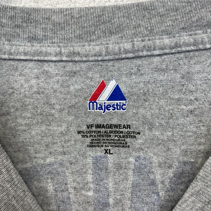 古着　used　Majestic Athletic　半袖スポーツTシャツ　ビッグT　ラミレス　シカゴ・カブス　グレー　XLサイズ