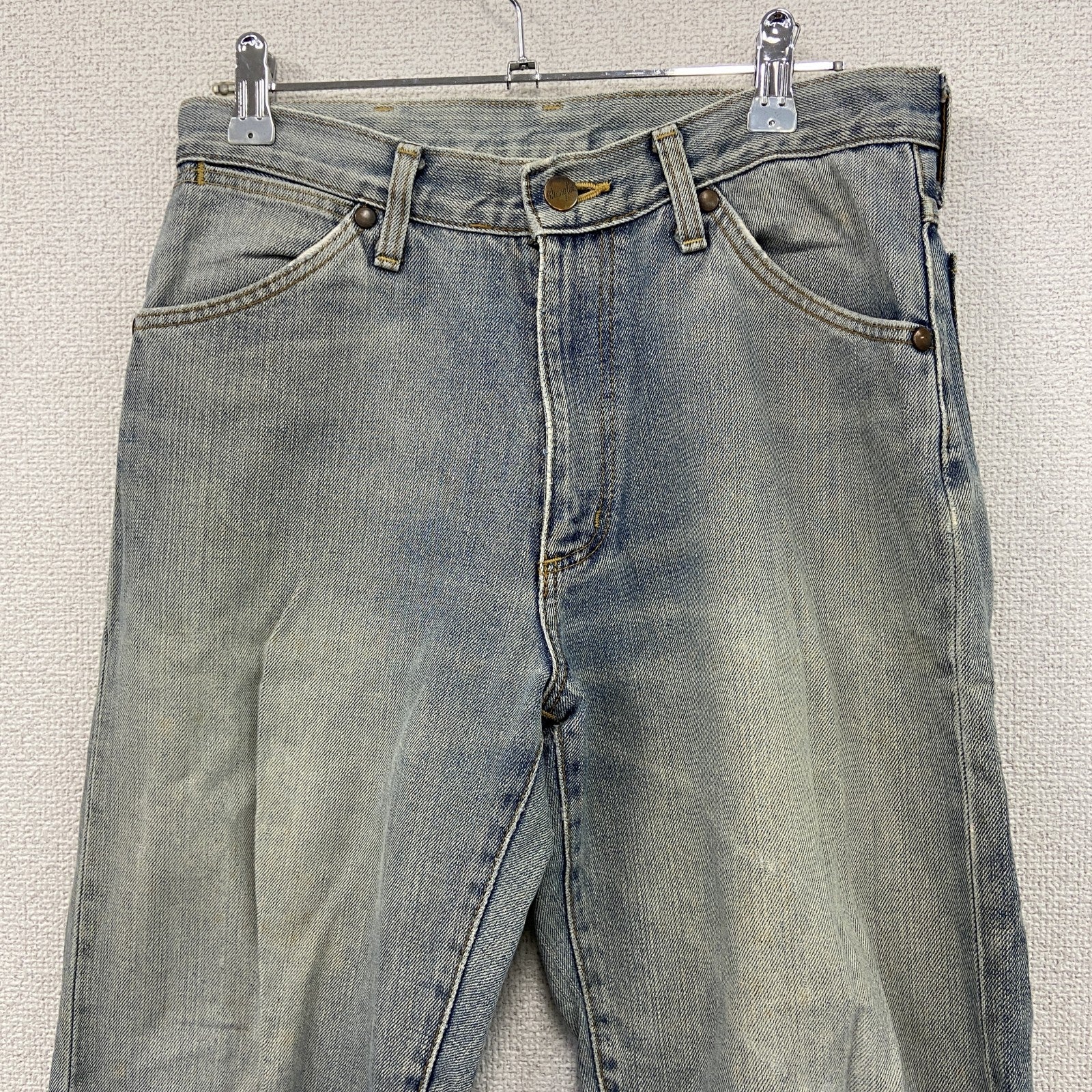 Wrangler　ラングラー　デニムパンツ/ジーンズ　ジップフライ　縦落ち　フェード　インディゴ　31サイズ