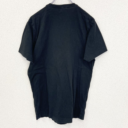 古着 used　ノーブランド　半袖ダメージプリントTシャツ　スカル　ロック系　WILD JACK　黒　クルーネック　Mサイズ