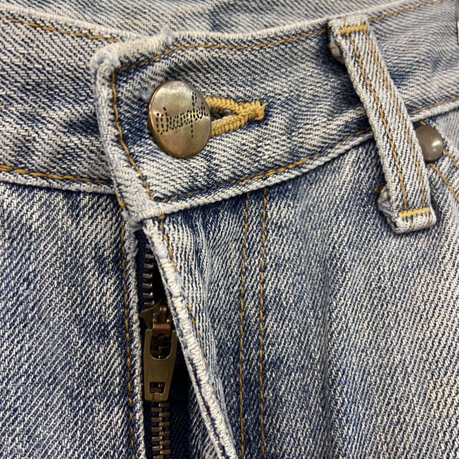 Wrangler　ラングラー　デニムパンツ/ジーンズ　ジップフライ　縦落ち　フェード　インディゴ　31サイズ
