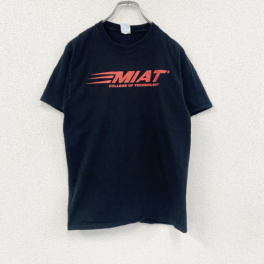 PORT&COMPANY　半袖プリント企業Tシャツ　MIAT College of Technology　黒　ブラック　Sサイズ