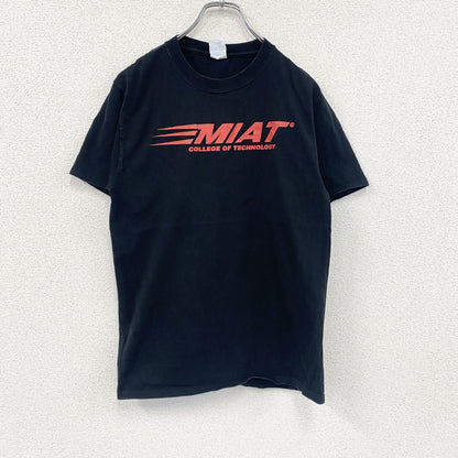 PORT&COMPANY　半袖プリント企業Tシャツ　MIAT College of Technology　黒　ブラック　Sサイズ