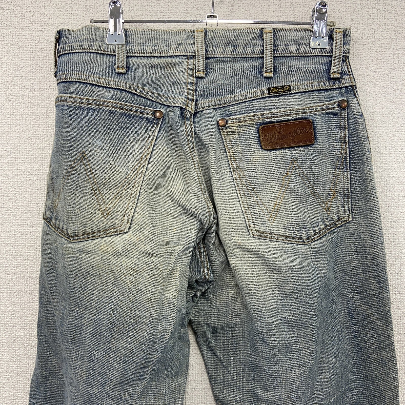 Wrangler　ラングラー　デニムパンツ/ジーンズ　ジップフライ　縦落ち　フェード　インディゴ　31サイズ