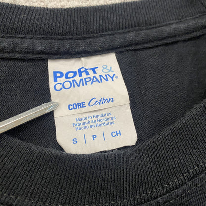 PORT&COMPANY　半袖プリント企業Tシャツ　MIAT College of Technology　黒　ブラック　Sサイズ