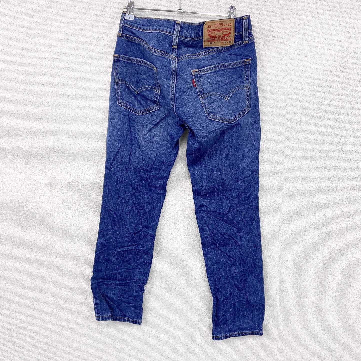 Levi’ｓ　リーバイス　511　デニムパンツ/ジーンズ　縦落ち　ジップフライ　インディゴ　W30サイズ