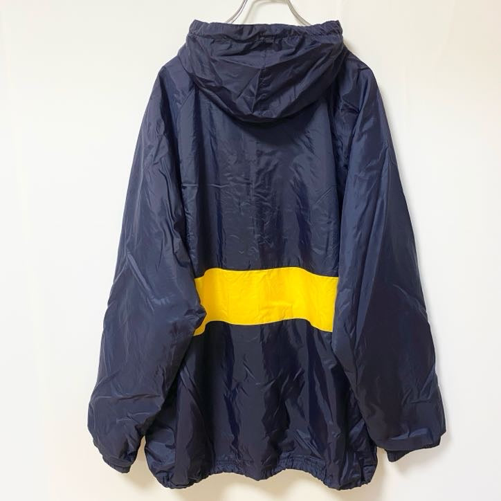 古着 used　CHARLES RIVER チャールズリバー　長袖ナイロンプルオーバー　ハーフジップ　ビックシルエット　3Lサイズ