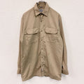 Carhartt　カーハート　長袖ワークシャツ　ダブルポケットシャツ　ベージュ　Mサイズ