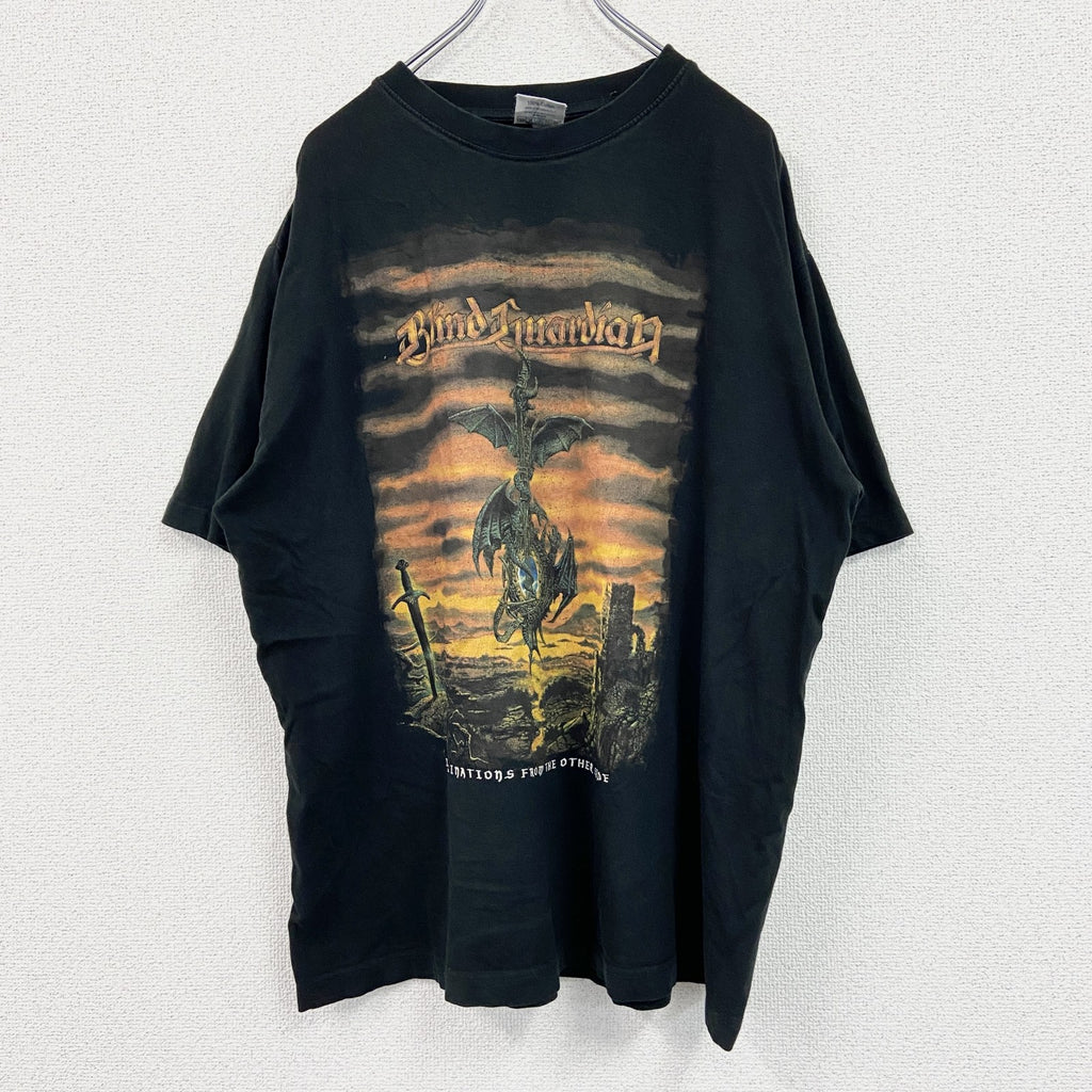 promo STARS　半袖両面プリントTシャツ　黒　ブラック　XLサイズ