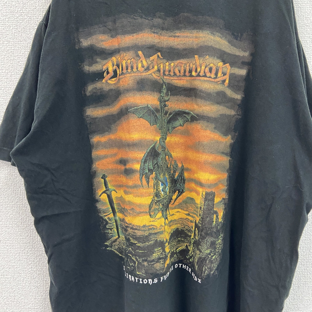 promo STARS　半袖両面プリントTシャツ　黒　ブラック　XLサイズ
