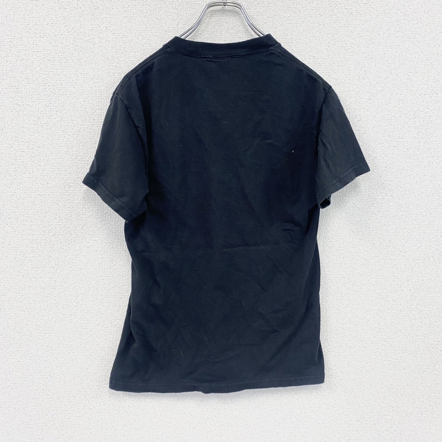 DELTA　デルタ　半袖プリントメッセージTシャツ　4連プリント　黒　ブラック　Sサイズ