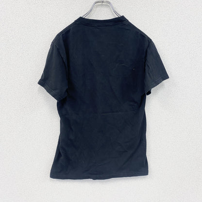 DELTA　デルタ　半袖プリントメッセージTシャツ　4連プリント　黒　ブラック　Sサイズ