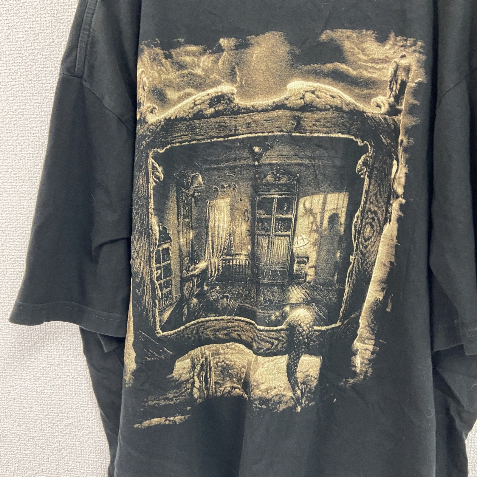 promo STARS　半袖両面プリントTシャツ　黒　ブラック　XLサイズ