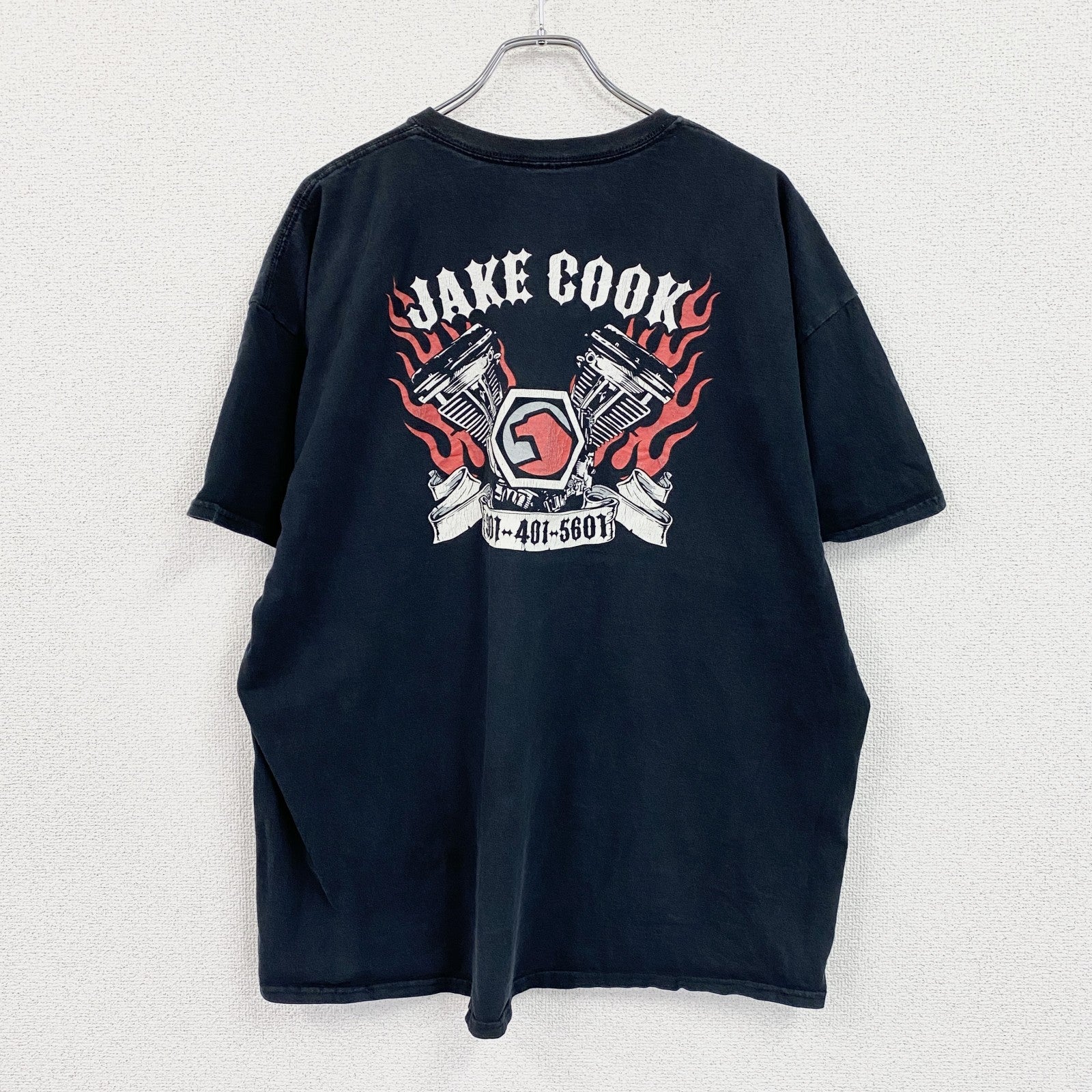 MATOCO TOOLS　半袖プリントTシャツ　企業ロゴ　両面プリント　黒　ブラック　
