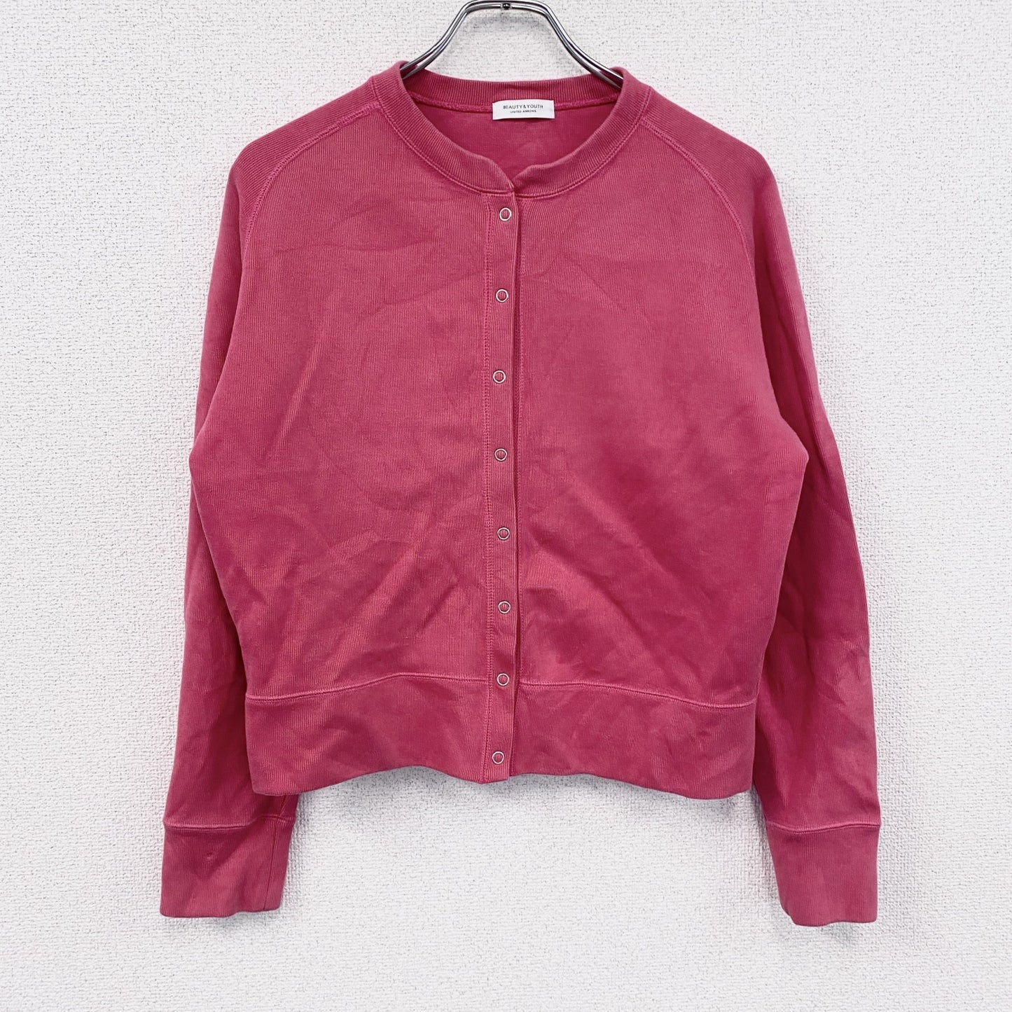 BEAUTY&YOUTH UNITED ARROWS　ビューティーアンドユース　カーディガン　ピンク