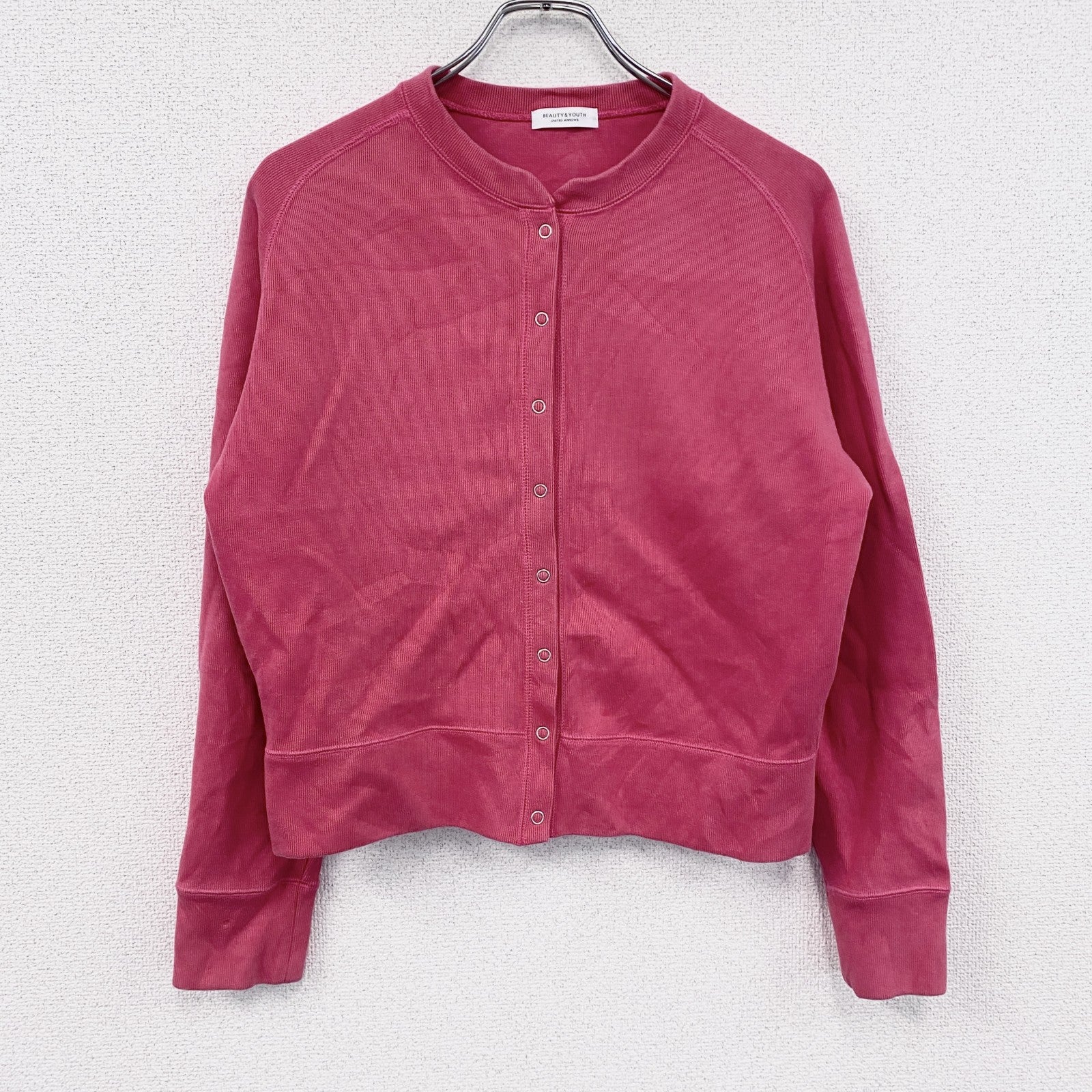BEAUTY&YOUTH UNITED ARROWS　ビューティーアンドユース　カーディガン　ピンク