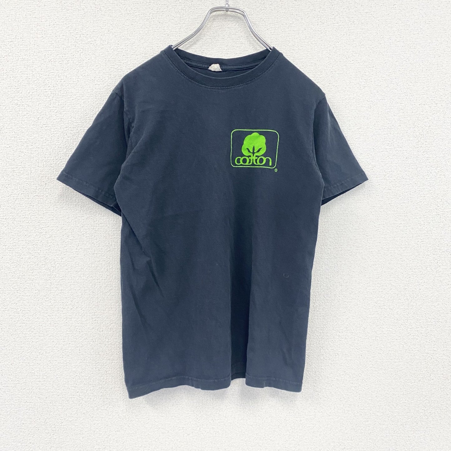 anvil　アンヴィル　半袖プリントTシャツ　両面プリント　デカロゴ　黒　ブラック　Sサイズ