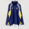 adidas　アディダス　サッカー　スウェーデン代表　トラックジャケット/ジャージ　刺繍ロゴ　紺　ネイビー　Mサイズ