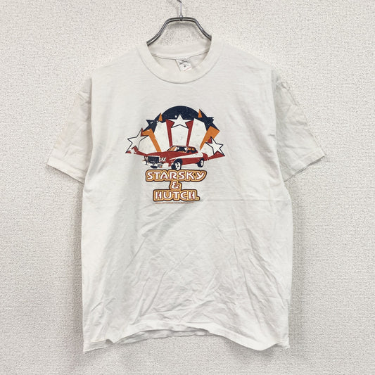 00s　URBANSPIRIT　STARSKY＆HUTCH　スタスキー&ハッチ　半袖プリントドラマTシャツ　白　ホワイト　Mサイズ