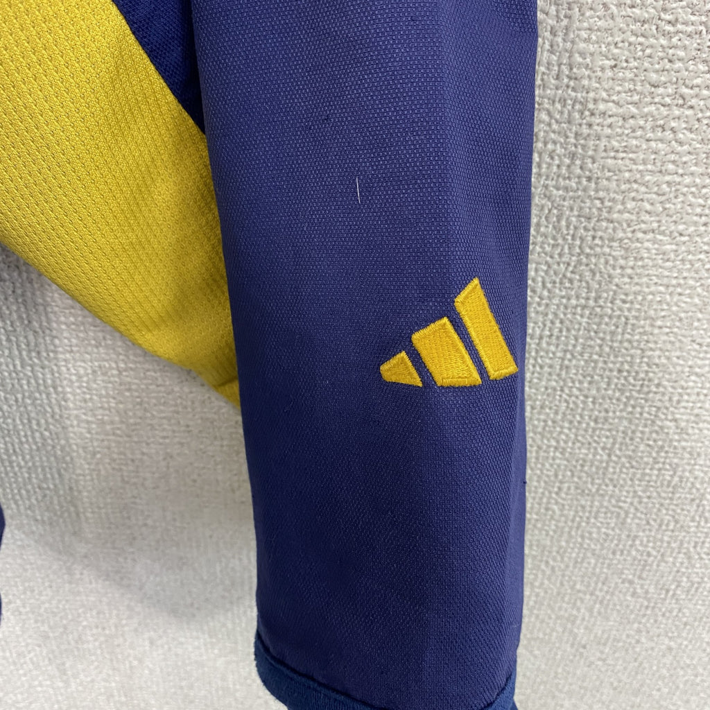 adidas　アディダス　サッカー　スウェーデン代表　トラックジャケット/ジャージ　刺繍ロゴ　紺　ネイビー　Mサイズ
