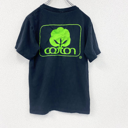 anvil　アンヴィル　半袖プリントTシャツ　両面プリント　デカロゴ　黒　ブラック　Sサイズ