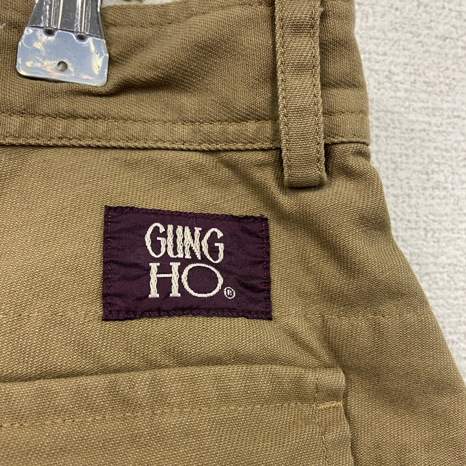 GUNG HO　ガンホー　カーゴパンツ/ワークパンツ　6つポケット　茶色　ブラウン　XLサイズ