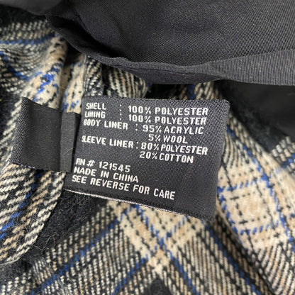LONDON FOG　ロンドンフォグ　ダブルトレンチコート　カフストラップ　黒　ブラック　Sサイズ