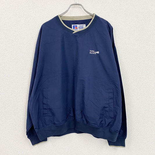 00s　RUSSELL　ラッセル　プルオーバージャケット　ヴィンテージ　紺　ネイビー　2XLサイズ