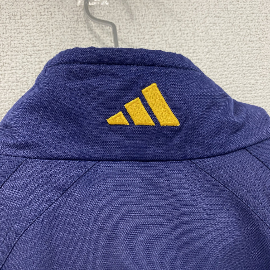 adidas　アディダス　サッカー　スウェーデン代表　トラックジャケット/ジャージ　刺繍ロゴ　紺　ネイビー　Mサイズ