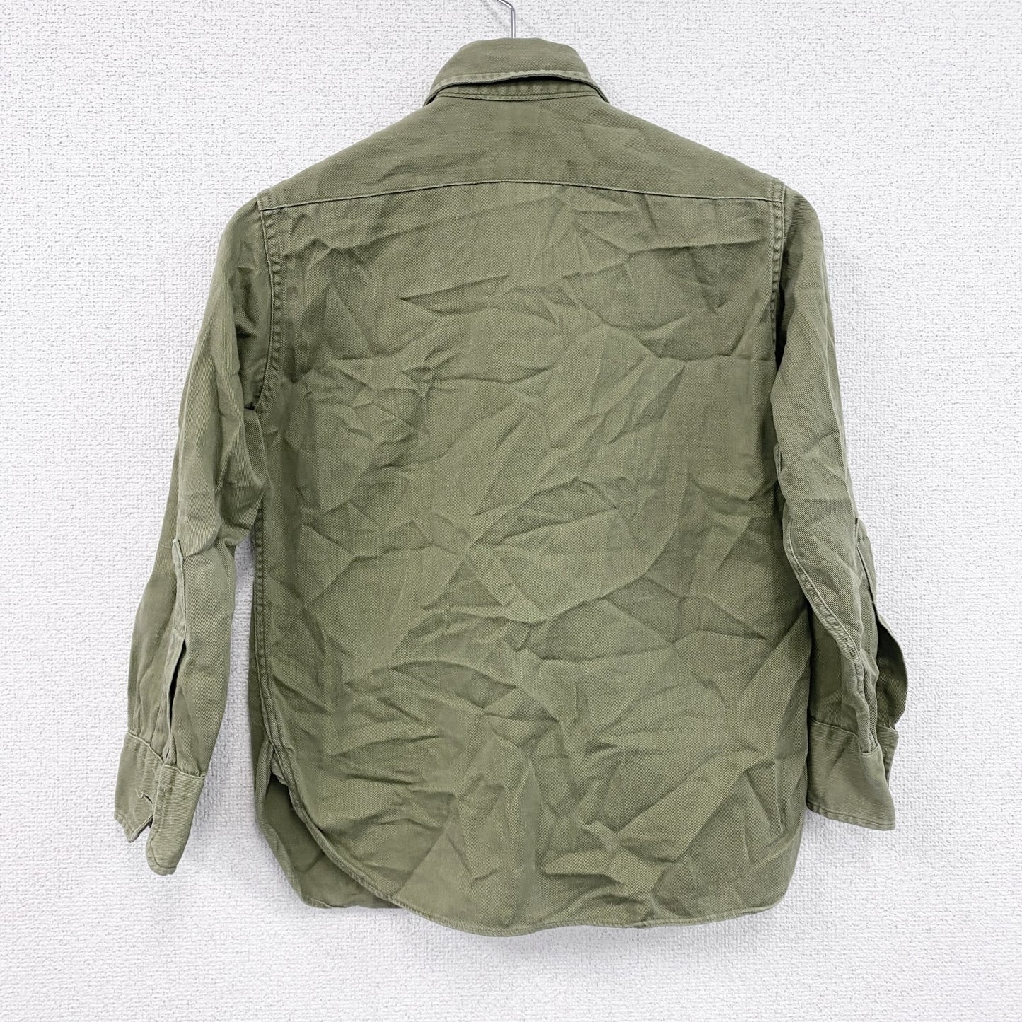 60s　BOYS SCOUTS OF AMERICA　BSA　ボーイスカウト　長袖シャツ　ヴィンテージ　カーキ