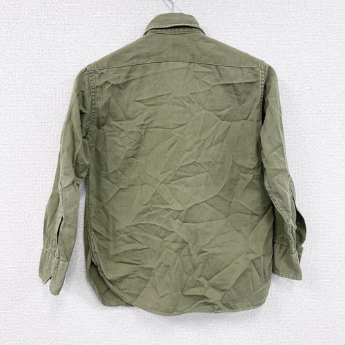 60s　BOYS SCOUTS OF AMERICA　BSA　ボーイスカウト　長袖シャツ　ヴィンテージ　カーキ