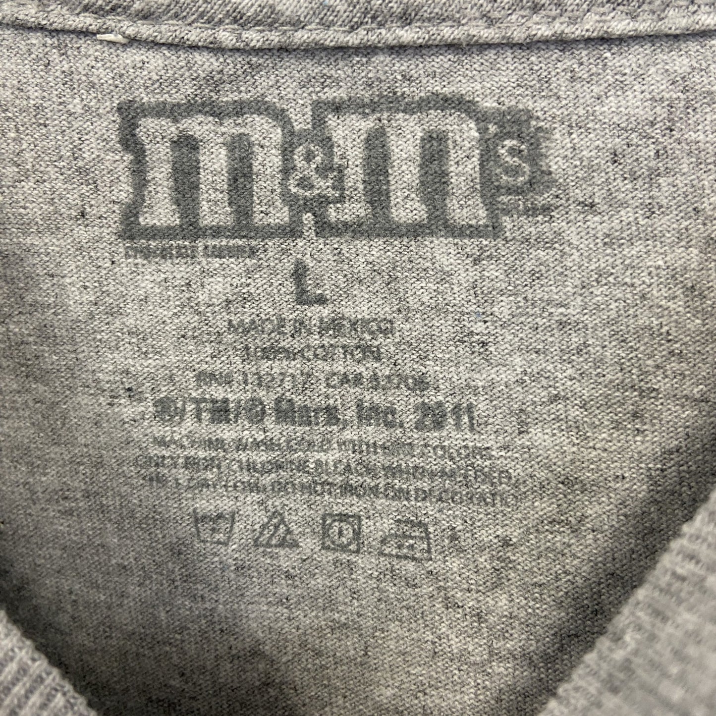 古着 used　m&ms　半袖オリジナルプリントTシャツ　イギリス　ロンドン　近衛兵　RED　クルーネック　グレー　Lサイズ