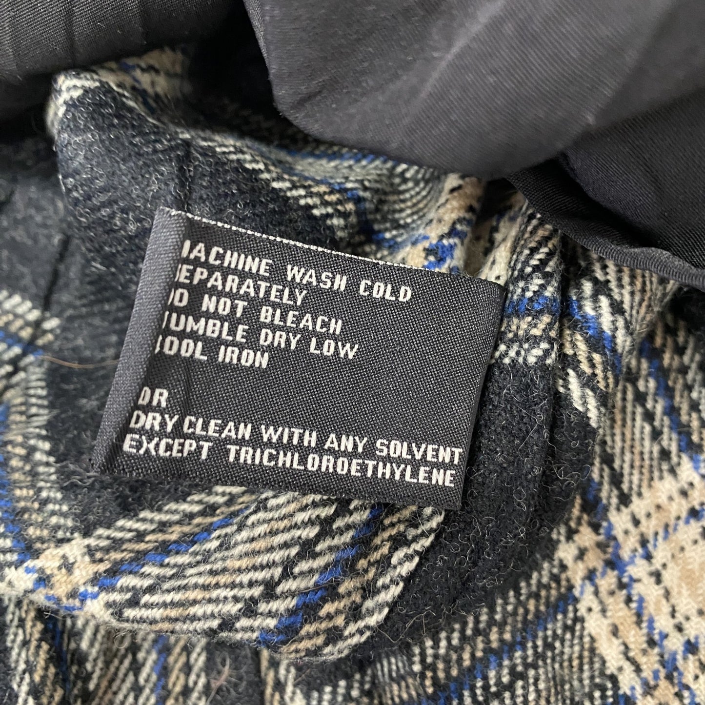 LONDON FOG　ロンドンフォグ　ダブルトレンチコート　カフストラップ　黒　ブラック　Sサイズ