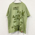 半袖プリントTシャツ　KAPUT　黄緑　グリーン
