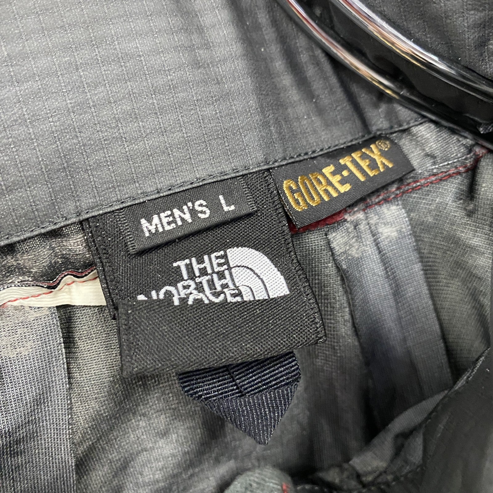 THE NORTH FACE　ザ・ノースフェイス　レインテックスジャケット　ナイロンジャケット　赤　レッド　Lサイズ