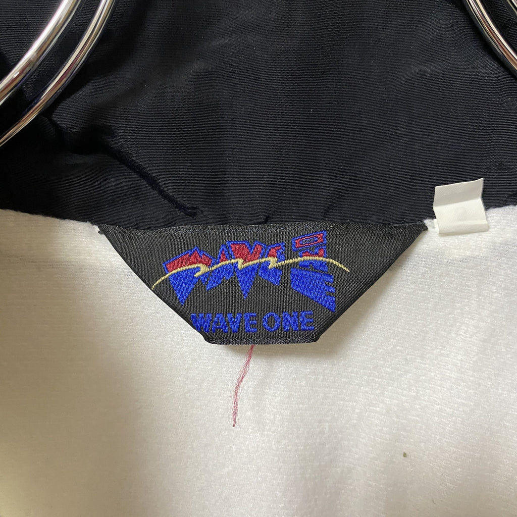 古着 used　WAVE ONE　長袖デザインナイロンジャケット　バック刺繍アウター　ラクロス　スポーツ　ハイネック　Sサイズ