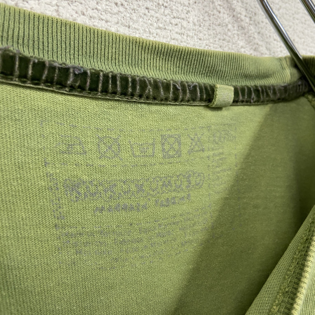 半袖プリントTシャツ　KAPUT　黄緑　グリーン