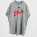 古着　used　adidas　アディダス　半袖プリントTシャツ　Belle Tire AAA Detroit　グレー　Lサイズ