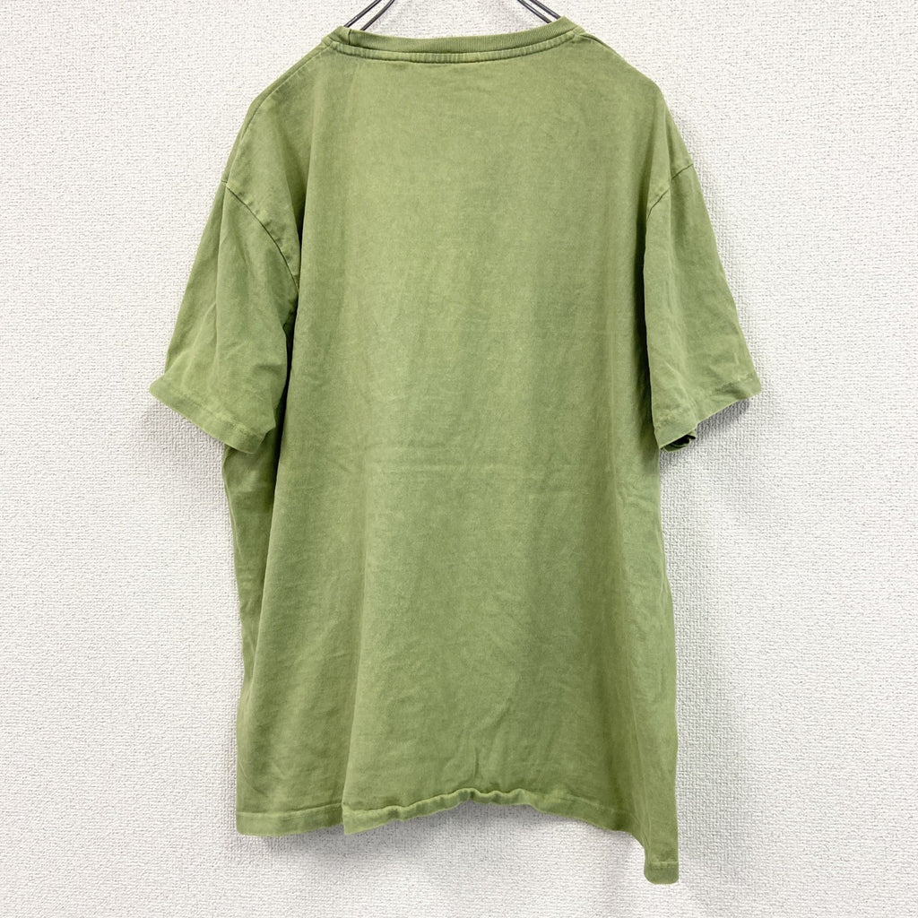 半袖プリントTシャツ　KAPUT　黄緑　グリーン