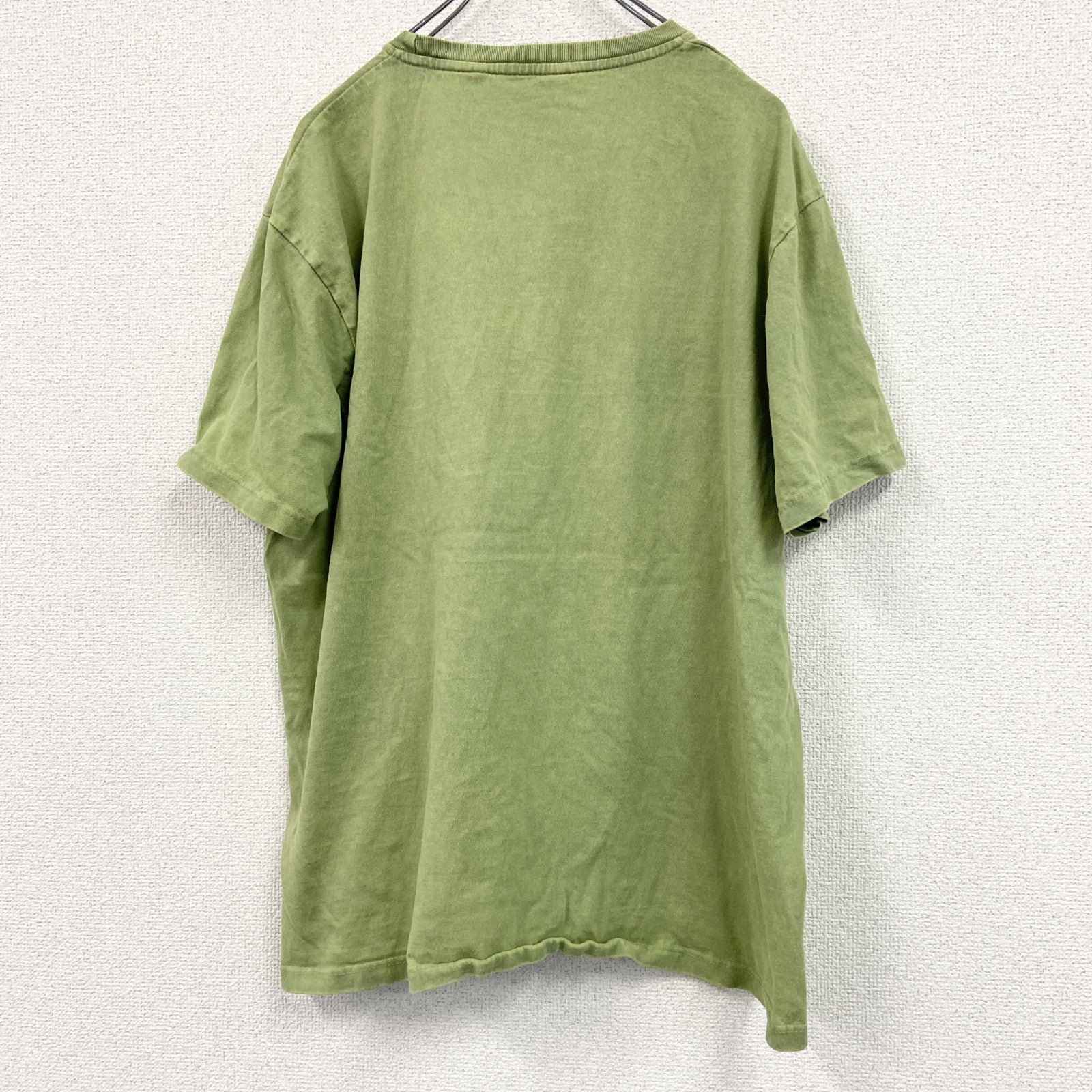 半袖プリントTシャツ　KAPUT　黄緑　グリーン