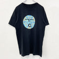 半袖プリントTシャツ　幾何学模様　olio　両面プリント　黒　ブラック　Mサイズ