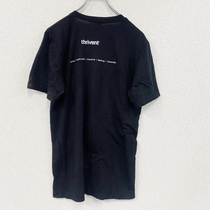 CANVAS　半袖プリントTシャツ　I LOVE Tシャツ　英字プリント　黒　ブラック　Mサイズ　