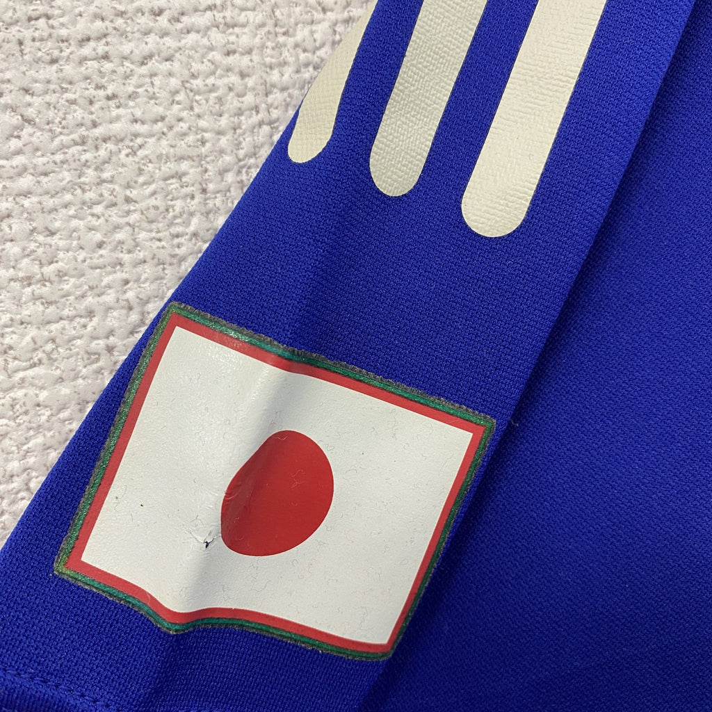 adidas　アディダス　サッカー日本代表　半袖Tシャツ　ユニフォーム　青　ブルー　Lサイズ