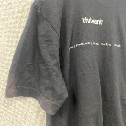 CANVAS　半袖プリントTシャツ　I LOVE Tシャツ　英字プリント　黒　ブラック　Mサイズ　