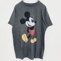 古着　used　OLD NAVY　オールドネイビー　半袖プリントTシャツ　ディズニー　ミッキーマウス　レトロ　グレー　Mサイズ