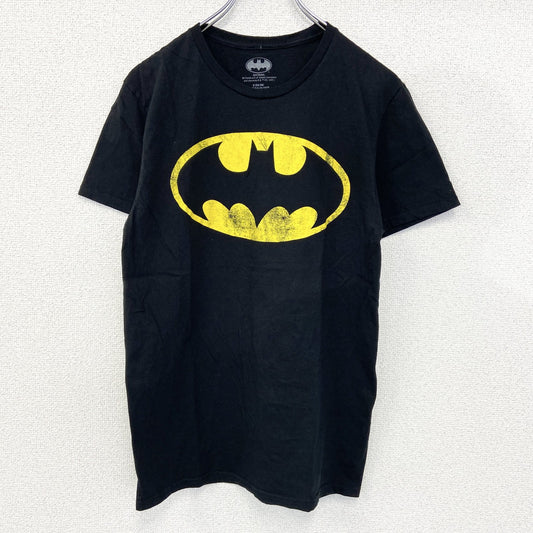 古着 used　BATMAN バットマン　半袖オリジナルロゴプリントTシャツ　DCコミックス　クルーネック　レトロ　黒　Sサイズ