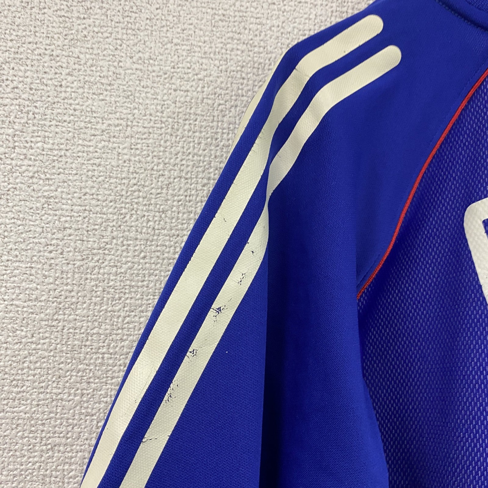 adidas　アディダス　サッカー日本代表　半袖Tシャツ　ユニフォーム　青　ブルー　Lサイズ
