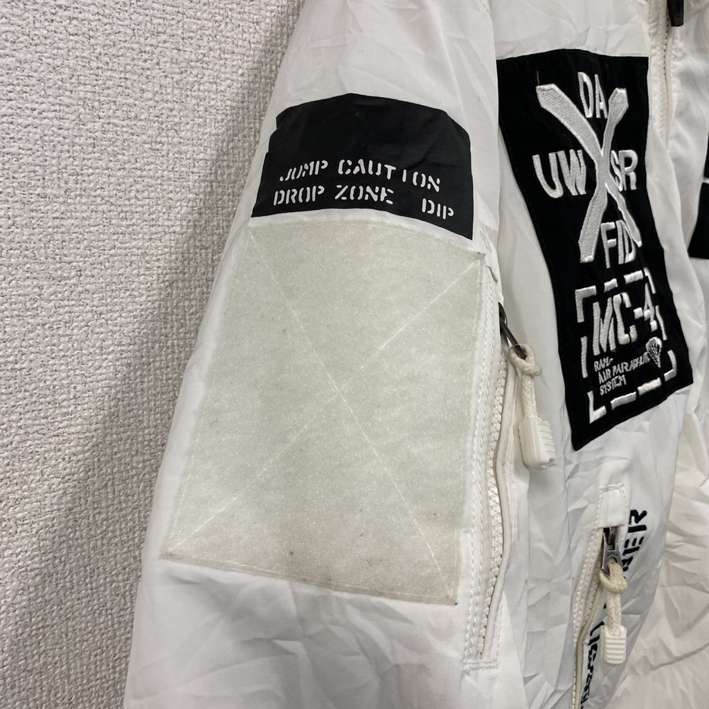 AVIREX　アヴィレックス　AMC MA-1 MOD　フライトジャケット　中綿入り　白　ホワイト　XLサイズ