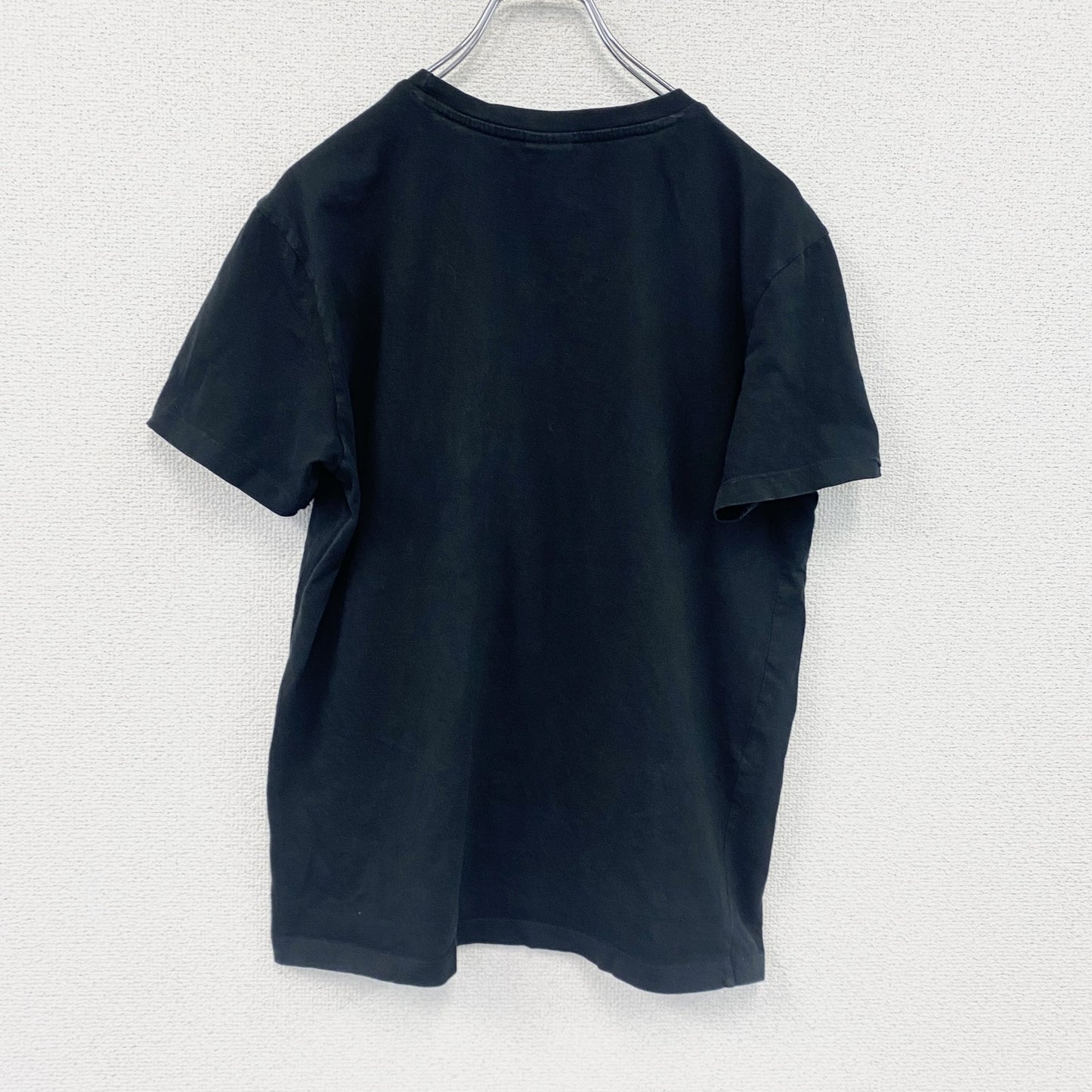 U.S.POLO ASSN　半袖プリントTシャツ　刺繍ロゴ　ワンポイント　黒　ブラック　Sサイズ