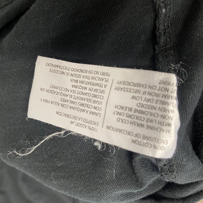 U.S.POLO ASSN　半袖プリントTシャツ　刺繍ロゴ　ワンポイント　黒　ブラック　Sサイズ