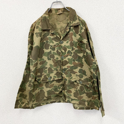 ～70s　FRED BEAR　ハンティングシャツジャケット　迷彩　カモフラージュ　ヴィンテージ　総柄　マルチカラー